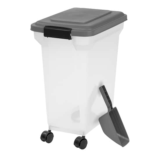 IRIS Dark Gray Airtight Pet Food Container